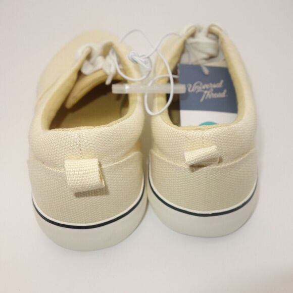 NEW Universal Thread Women's Molly Canvas Low Top Lace Up Sneakers Size 8 Yellow - Picture 3 of 6